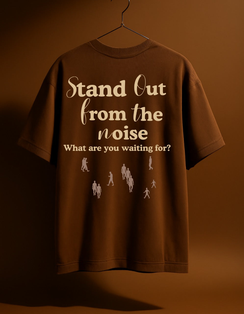 “Stand Out” Oversized Tee – Break the Noise